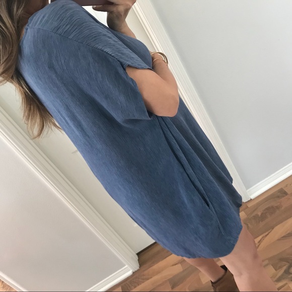 LAST • Vacay Ready Blue Tunic Dress - Picture 4 of 6